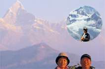 夫婦で登山