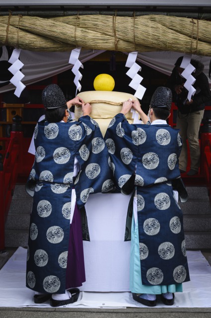 安住神社・大鏡餅奉納式