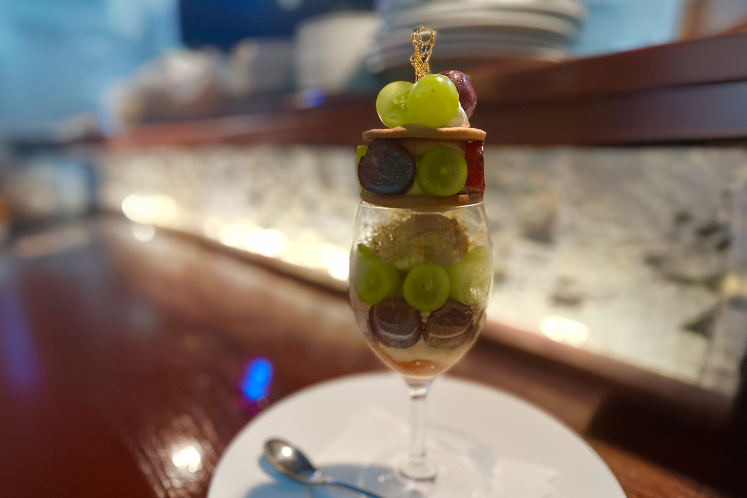 ~紅茶香る 秋の葡萄パフェ~