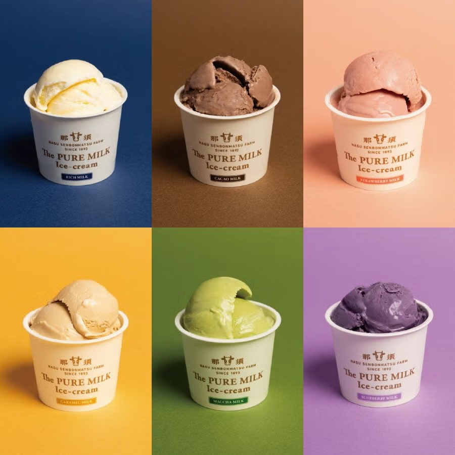那須千本松牧場 The PURE MILK アイスクリーム 6個セット