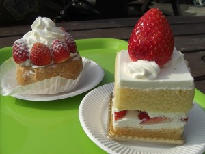 ケーキ２つ