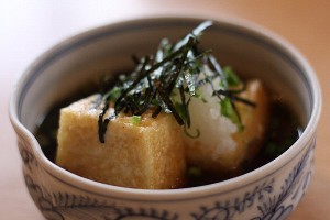 あやめの「揚げ出し豆腐」