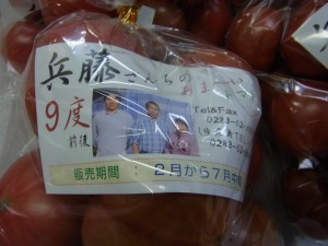 高糖度トマト（見本）