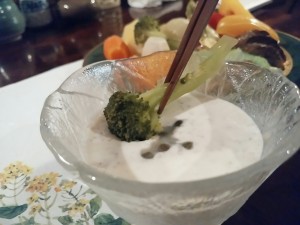 麻希　野菜ディップ