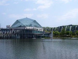 水遊園本館とあゆのぼり