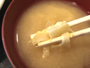 かんぴょうのお味噌汁